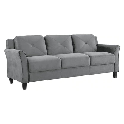 3 Seater Sofa : Dark Grey 3 Seater Sofa Set