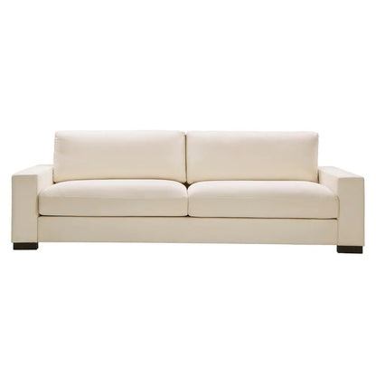 3 Seater Sofa Set:- Fabric Office Sofa Set (Cream)