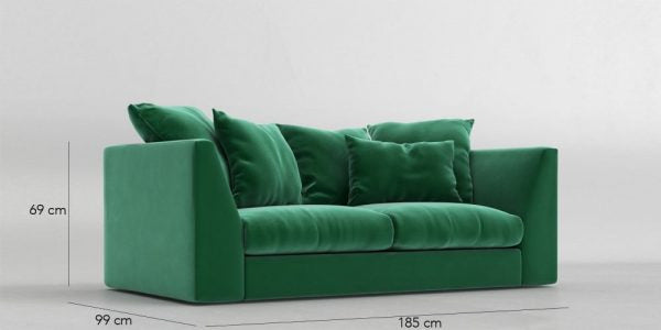 3 Seater Sofa: Ultra Fabric Sofa Set