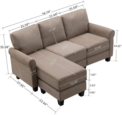 L Shape Sofa Set: Sofa Couch for Small Apartment L Shape Sofa Set