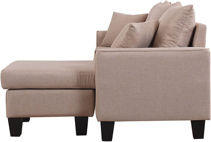 L Shape Sofa Set: OWL Modern Sectional Sofa