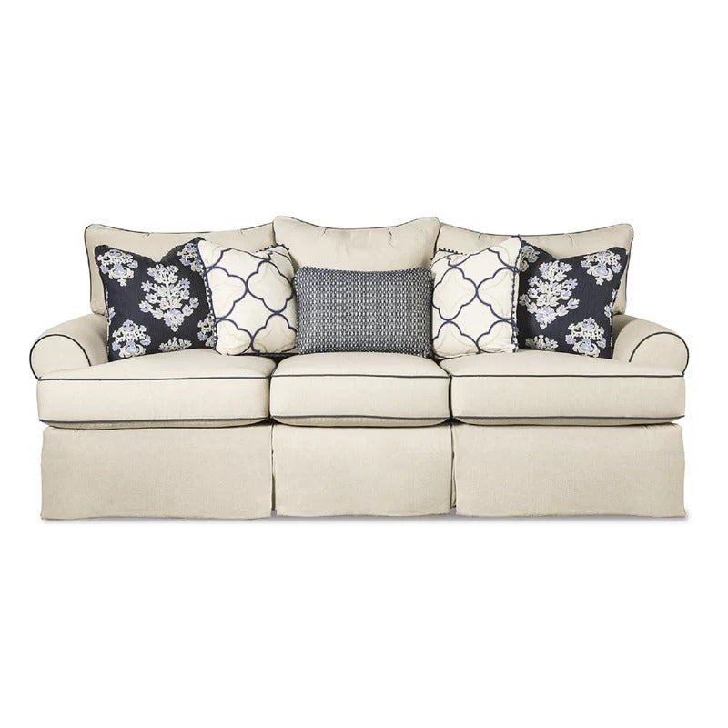 4 Seater Sofa Set: 100'' Rolled Arm Sofa Set