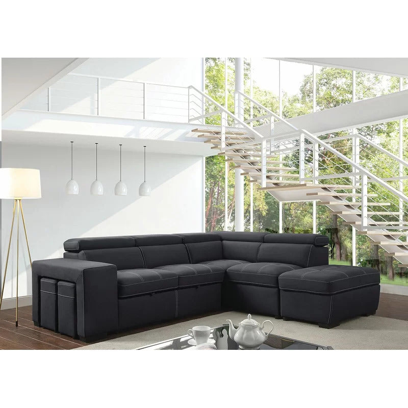 Angle sofa best sale bed