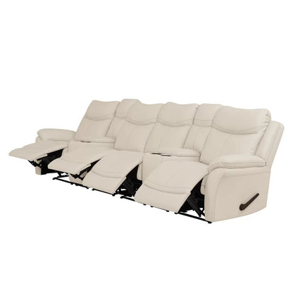 4 Seater Sofa Set: 132.5'' Wide Home Theater Recliner