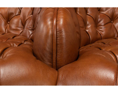 4 Seater Sofa Set: 57'' Leatherette Armless Sofa