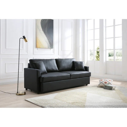  4 Seater Sofa Set :  78'' Square Arm Sofa Bed