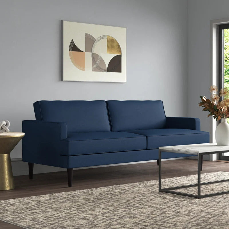 4 Seater Sofa Set: 86.5'' Square Arm Sofa