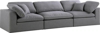 4 Seater Sofa Set : Square Arm Modular Sofa