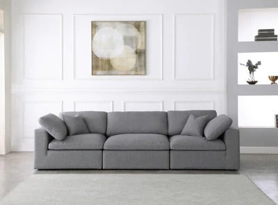 4 Seater Sofa Set : Square Arm Modular Sofa