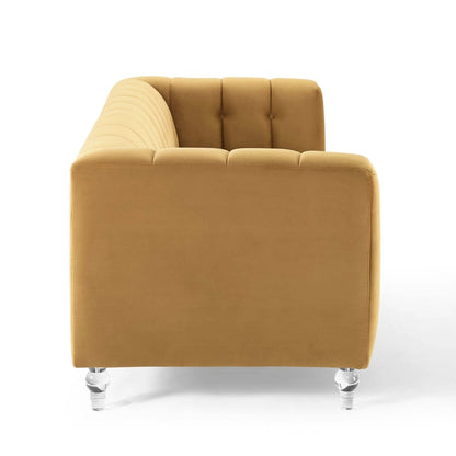 4 Seater Sofa Set : Velvet Arm Sofa