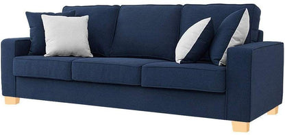 L Shape Sofa Set:- Fabric Sofa Set (Blue)