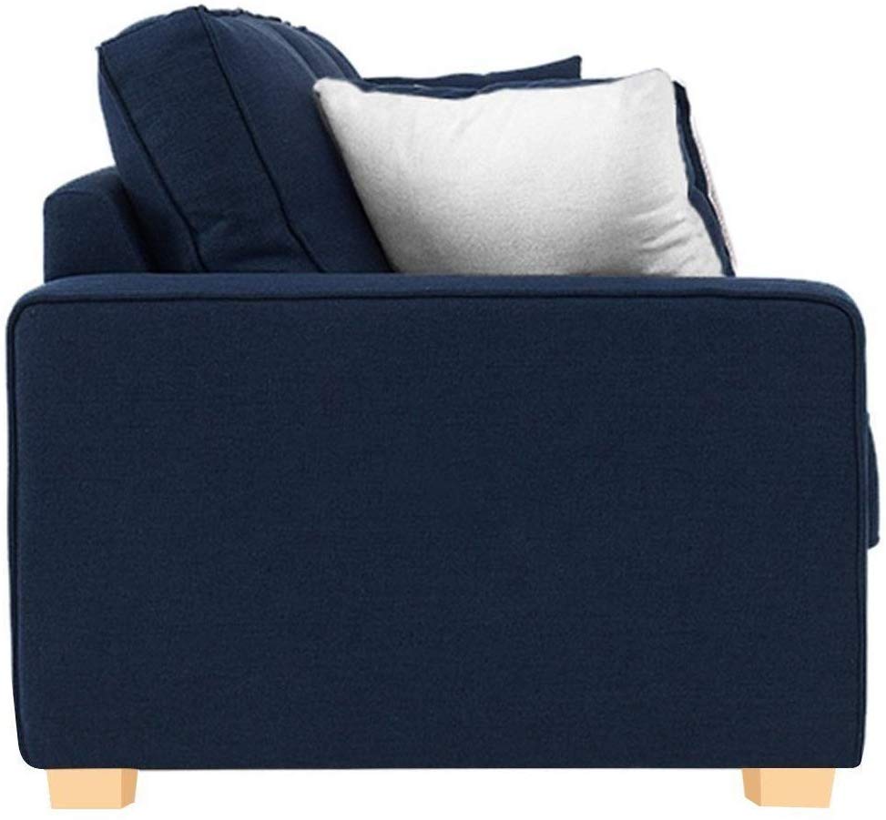 L Shape Sofa Set:- Fabric Sofa Set (Blue)