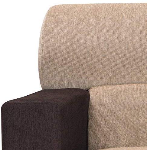 3 Seater Sofa:- Prince Fabric Sofa Set (Brown)