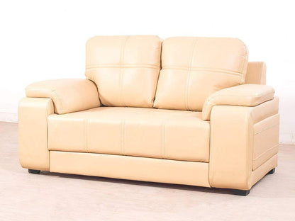 5 Seater Sofa Set:- 3+2 Fabric Sofa Set (Cream)
