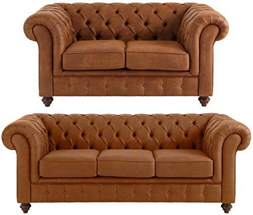 5 Seater Sofa Set:- (2+3) Leatherette Sofa Set