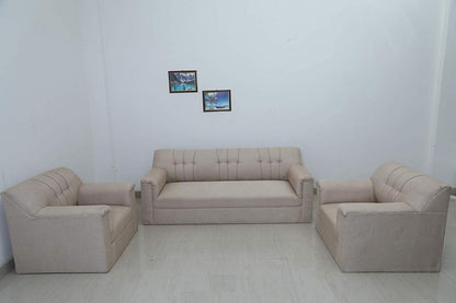 5 Seater Sofa Set:- (3+1+1) Fabric Sofa Set