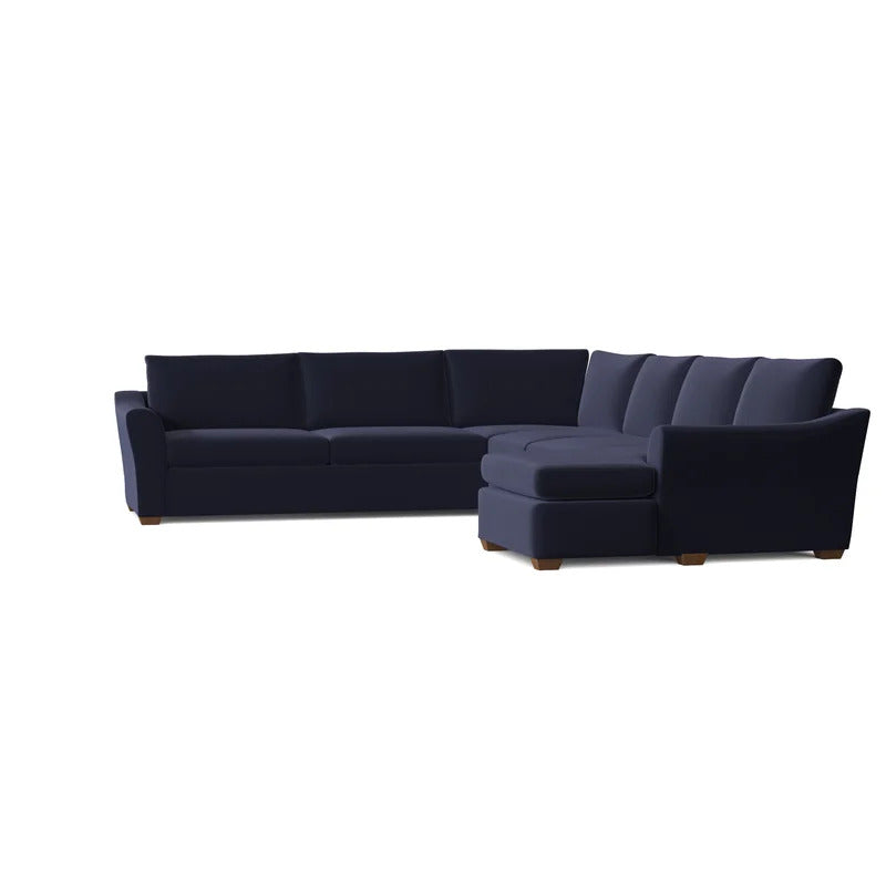 U Shape Sofa Set: 135" Sofa & Chaise Soft Set