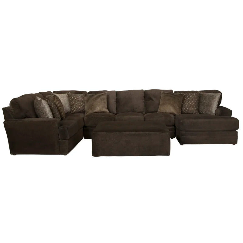 7 Seater Sofa Set: 163" Wide Modular Sectional Sofa