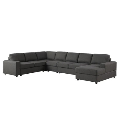 7 Seater Sofa Set: U Shape Reversible Sectional Sofa Set