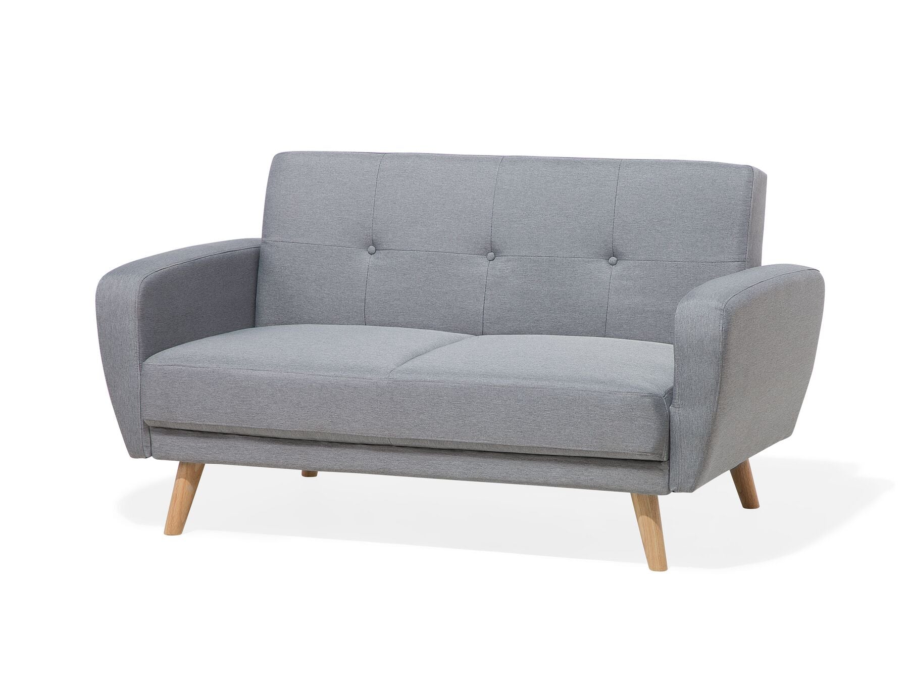 8 Seater Sofa Set: Grey Fabric Living Room Sofa Set