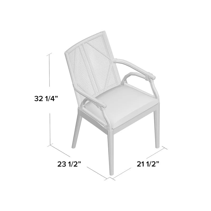 Accent Chair: 21.5'' Wide Cotton Armchair