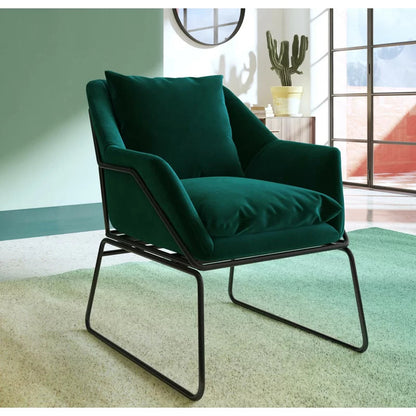 Accent Chair: 26.5'' Wide Velvet Armchair
