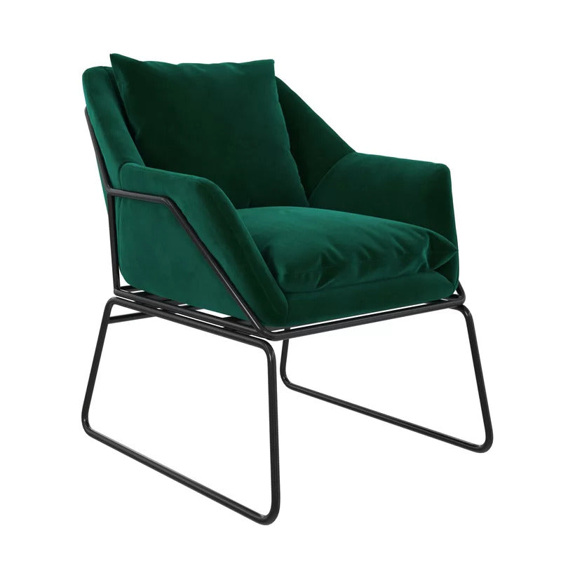 Accent Chair: 26.5'' Wide Velvet Armchair