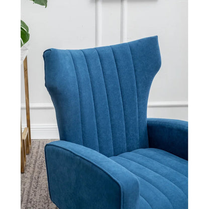 Accent Chair: 27.5'' Wide Velvet Wingback Chair