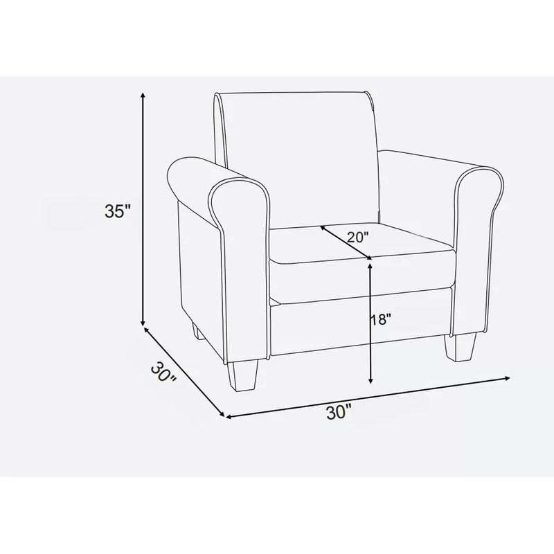 Accent Chair: 30'' Wide Armchair