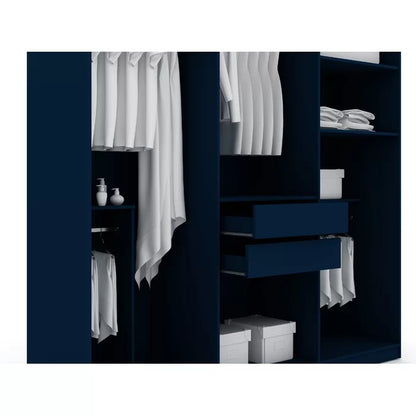 Almirah: Modern Wardrobe With 4 Shelves