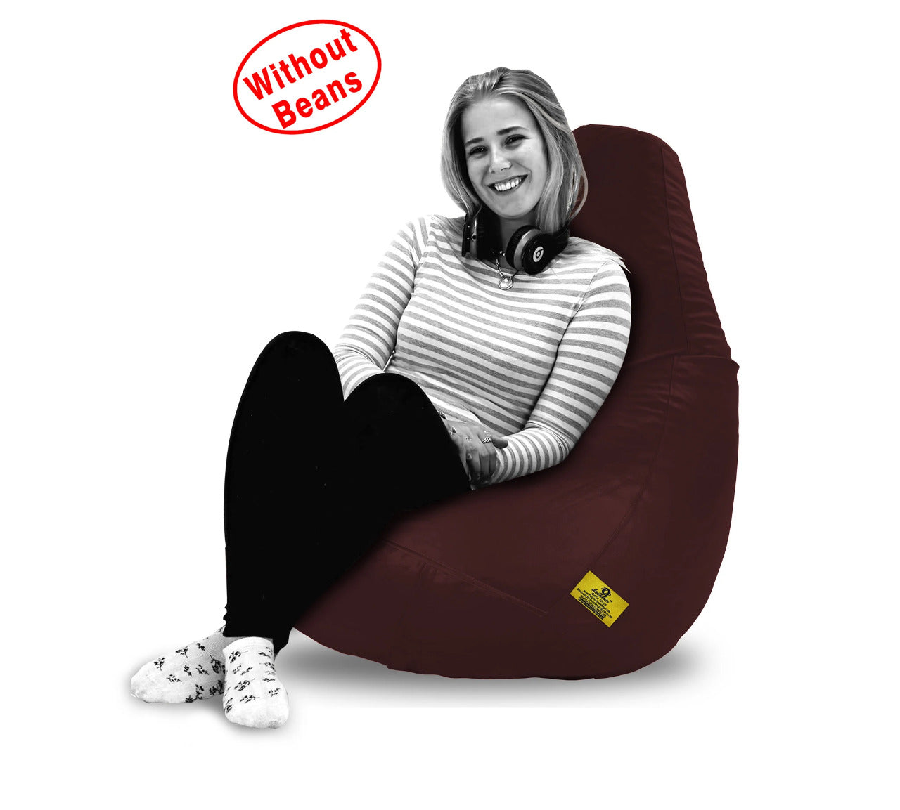 BEAN BAG : BROWN (Without Beans)