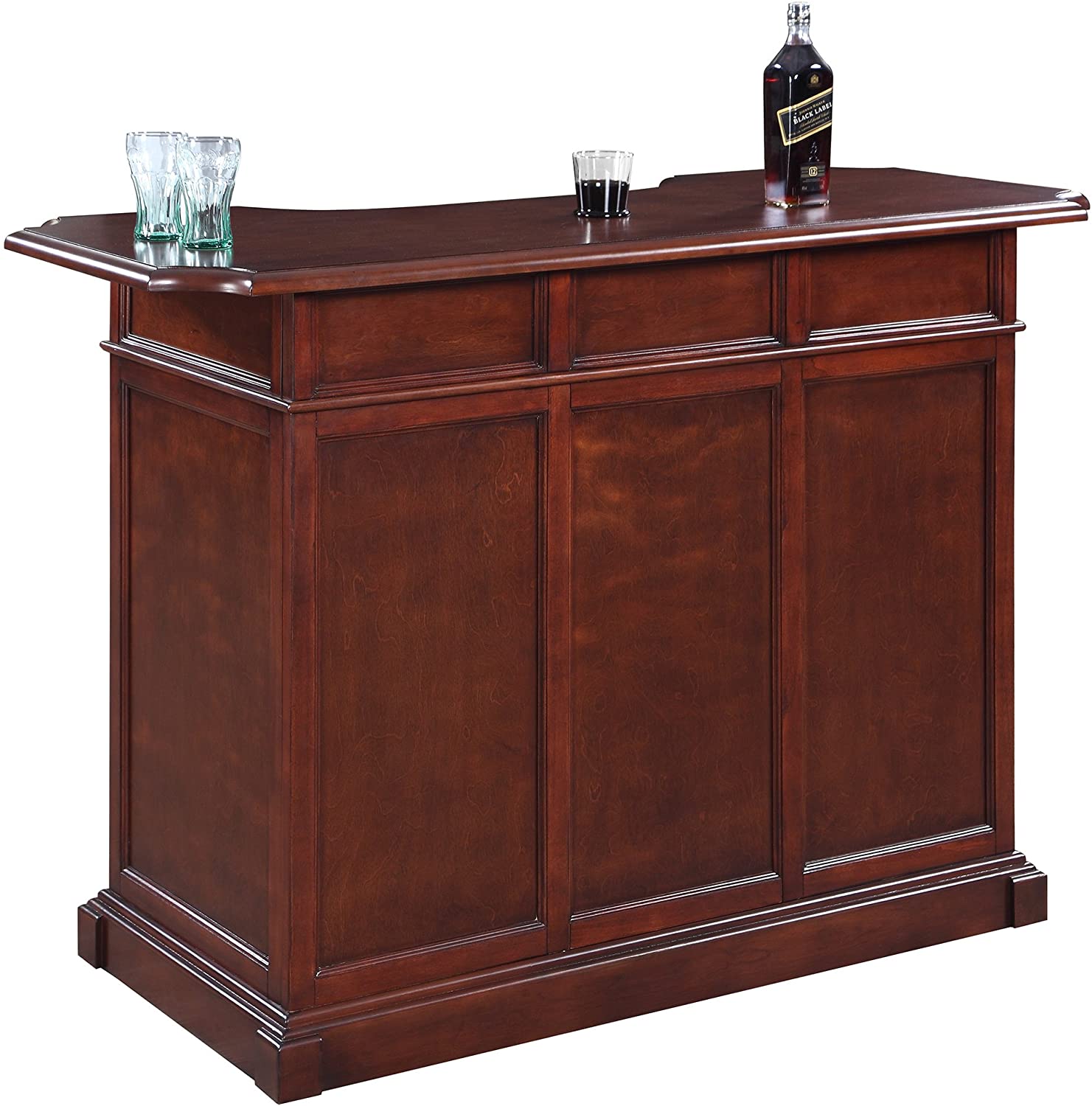 Bar Cabinet: Mahogany Home bar Set with Storage – GKW Retail