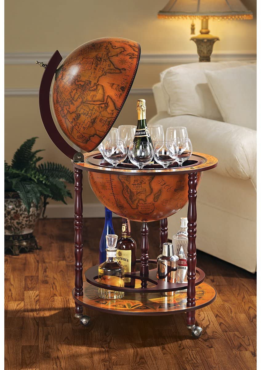 Globe on sale bar cabinet