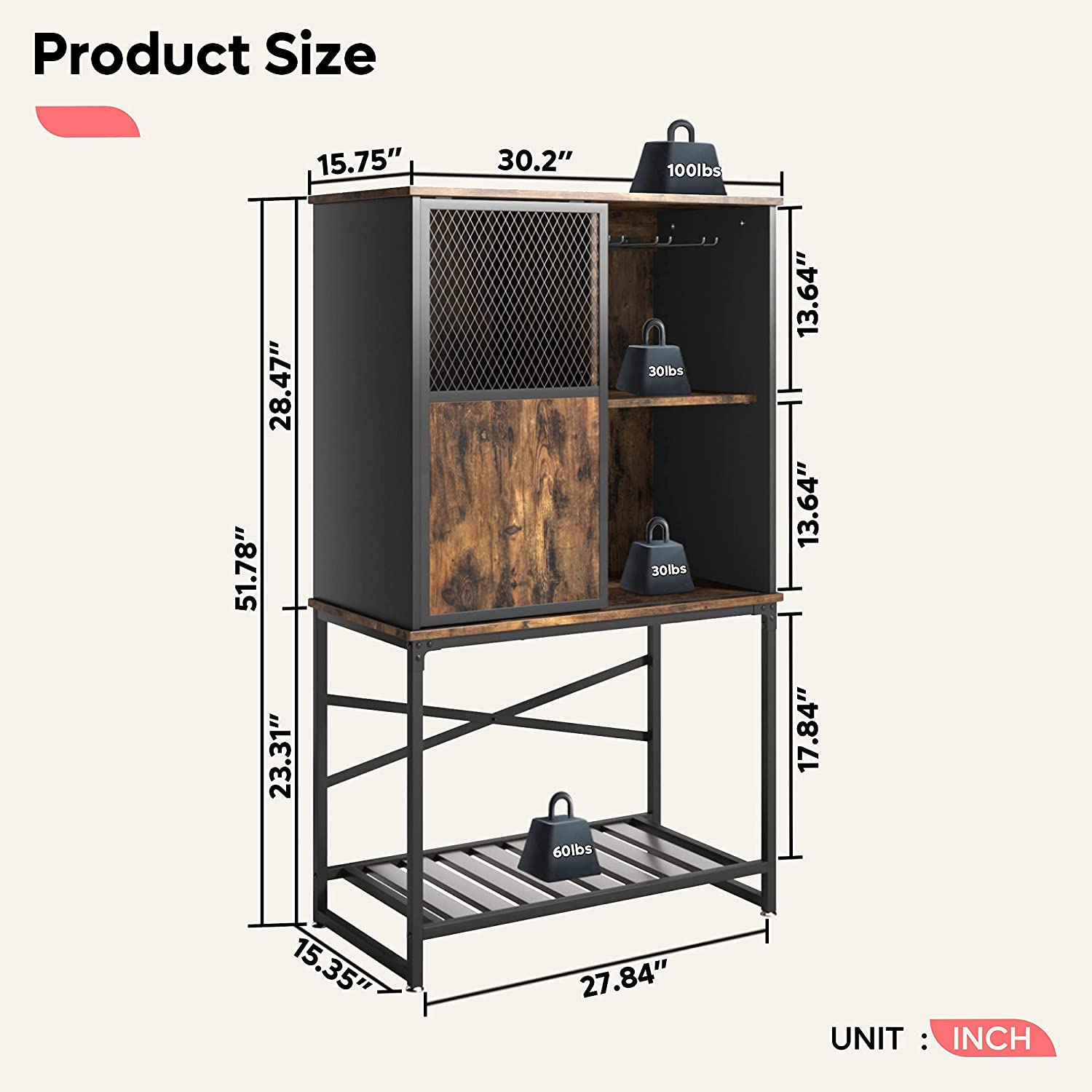 Lamanna bar deals cabinet