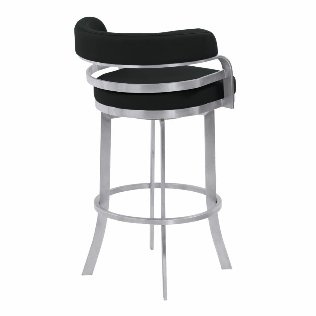 Bar Chairs: 26 in. Counter Height Metal Swivel Bar Stool
