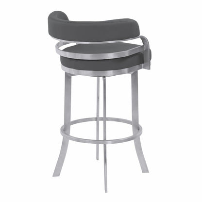 Bar Chairs: 26 in. Counter Height Metal Swivel Bar Stool