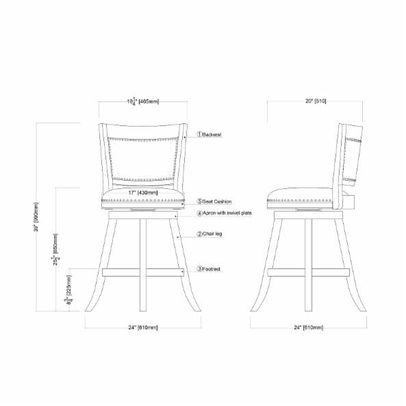 Bar Chairs: Counter Stool