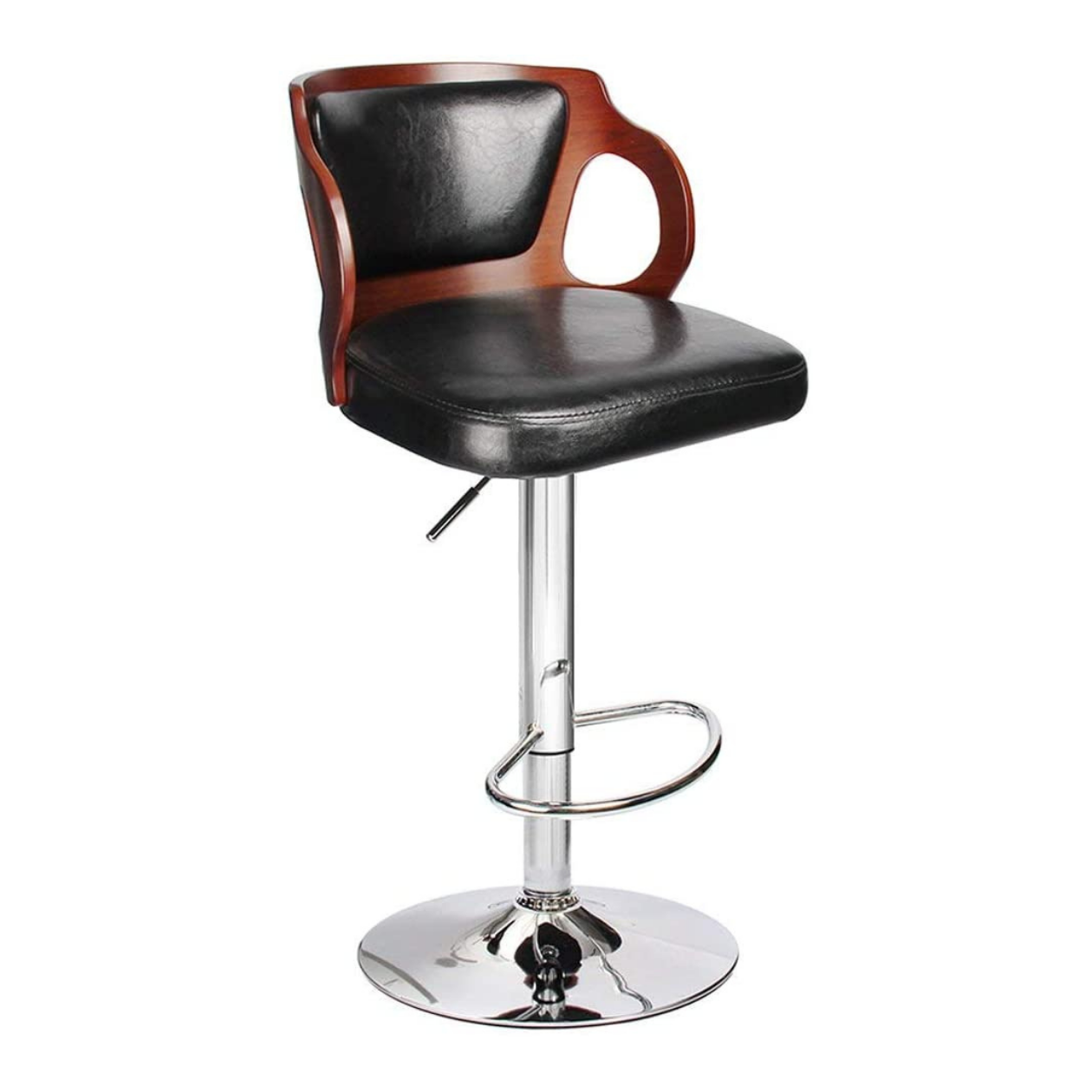 Bar Stool Seat Extremely Comfy Bar Stool (Black)