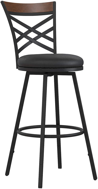 Bar Stool Seat Black PU, Bar Chairs