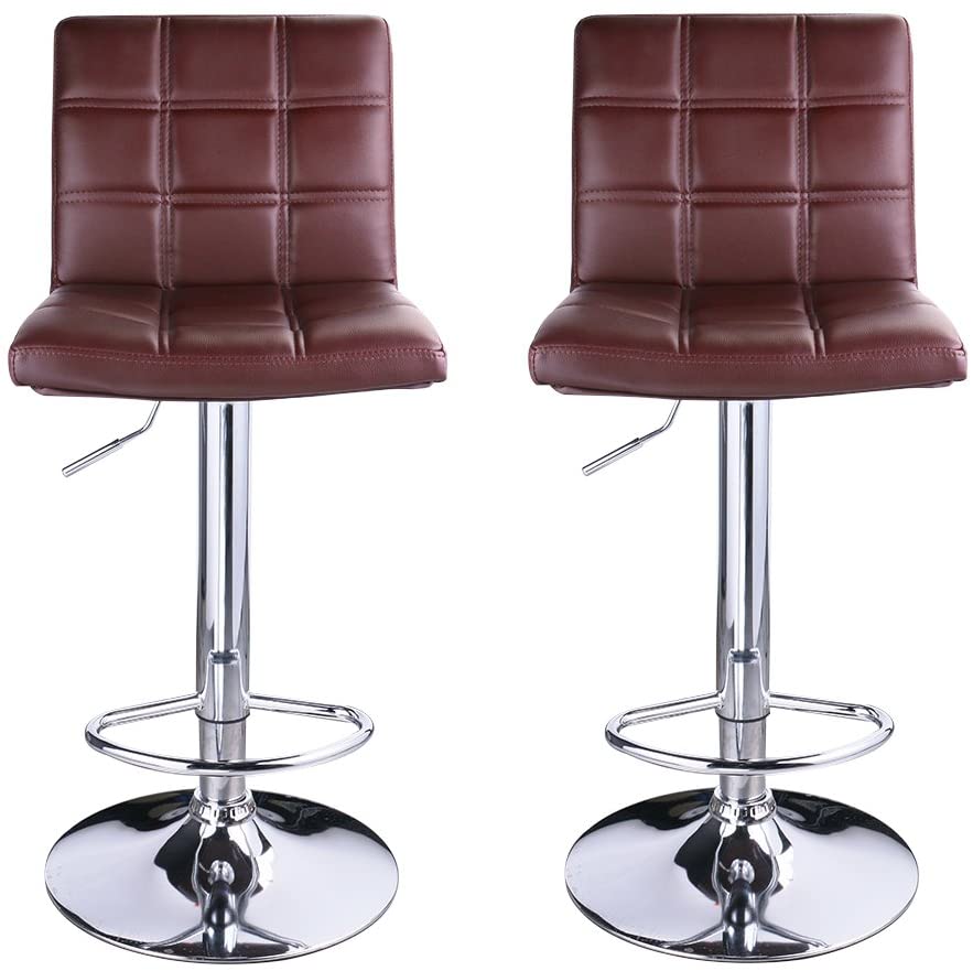 Bar Stool: Set of 2,Counter Height Swivel Stool by Leopard