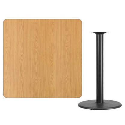 Bar Table: 36 in. Square Laminate Bar Height Table