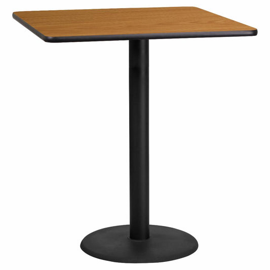 Bar Table: 36 in. Square Laminate Bar Height Table
