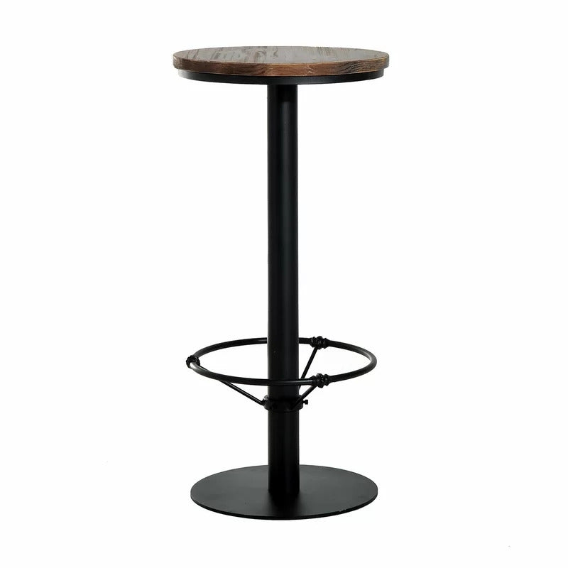 Bar Table: Bar Height 19.7'' Pedestal Pub Table