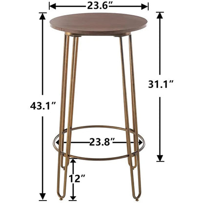 Bar Table: Bar Height 23.8'' Pub Table