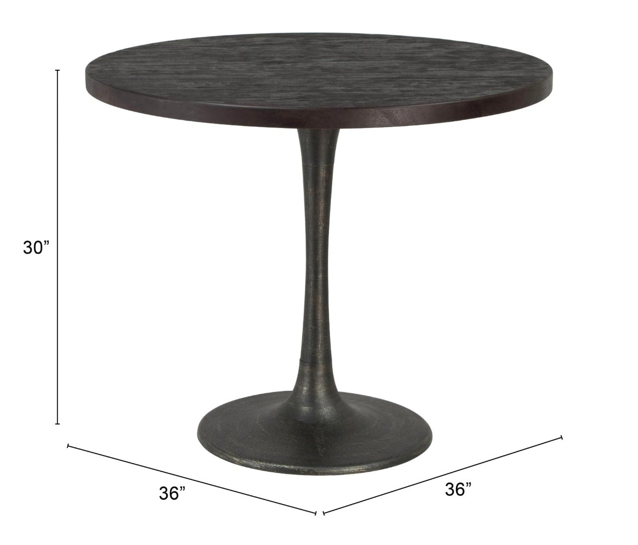 Bar Table Brown Wooden Bar Table