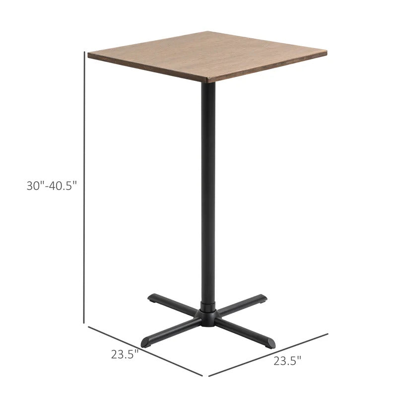 Bar Table: Counter Height 23.5'' Pedestal Pub Table