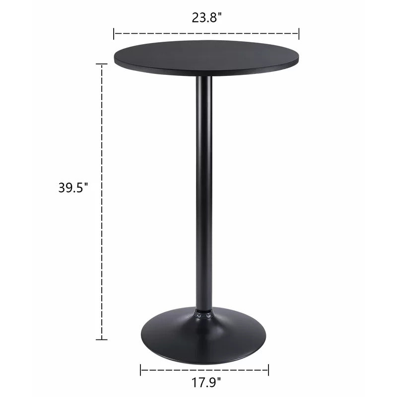 Bar Table: Counter Height 23.8''' Pedestal Pub Table