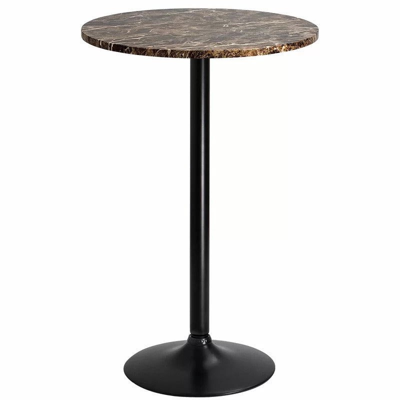 Bar Table: Counter Height 23.8''' Pedestal Pub Table