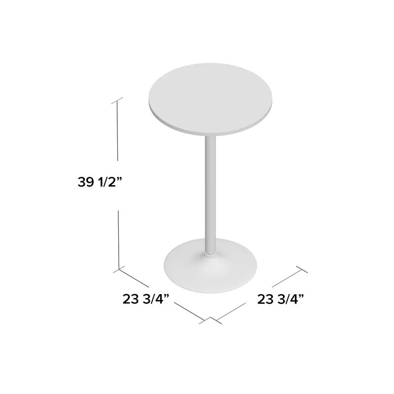 Bar Table: Counter Height 23.8''' Pedestal Pub Table