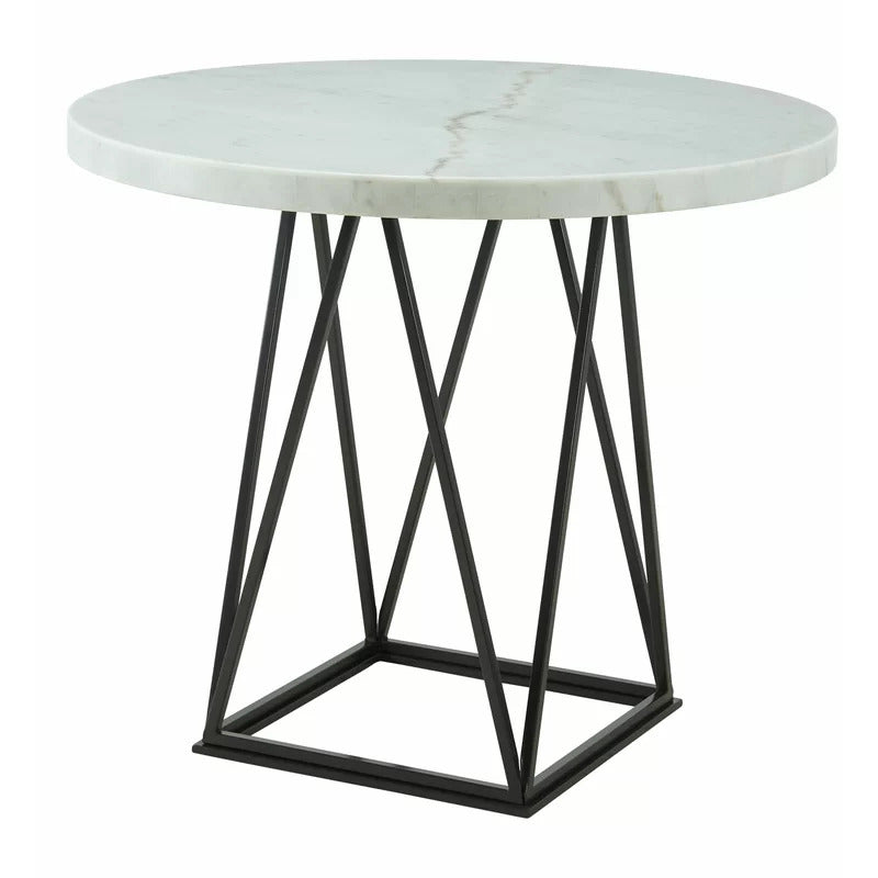 Bar Table: Counter Height 42'' Pedestal Bar Table